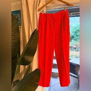 J.Crew Re-Imagined Tailored Trousers Size 4 Pants - Dark Orange